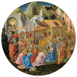 The Adoration of the Magi by Fra Angelico and Fra Lippi